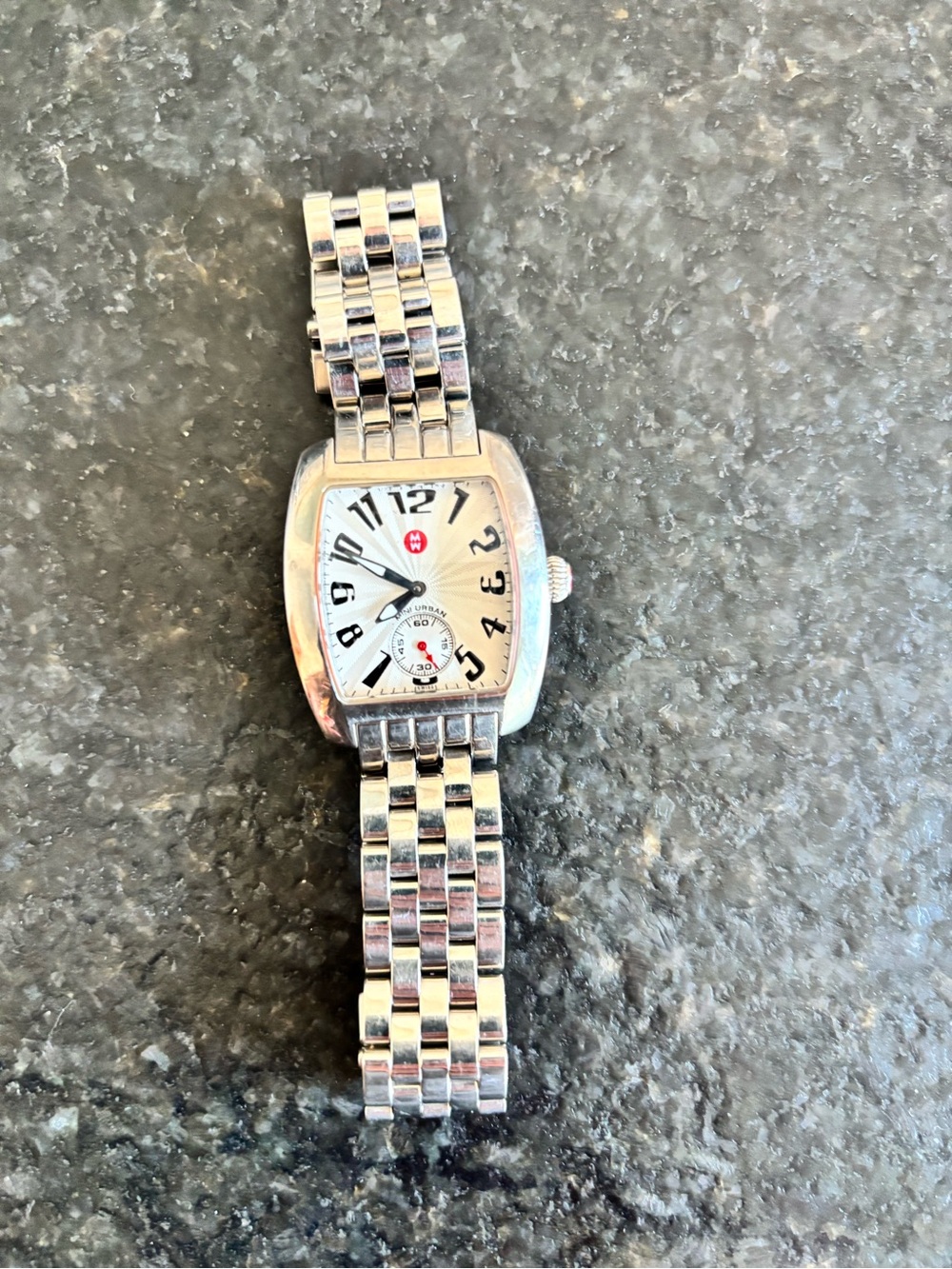 Michele Silver Tone Women's Bracelet Watch